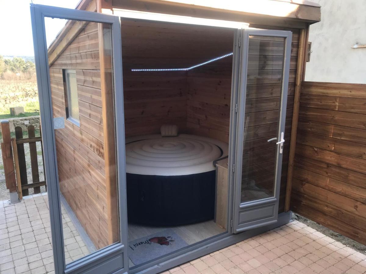 Gite Du Serre De Boudre Climatise, Spa Permanent Buisson Luaran gambar